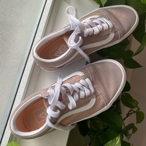 Rose Gold Metallic Vans
